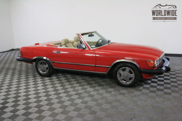 1989 Red Mercedes-Benz SL-Class
