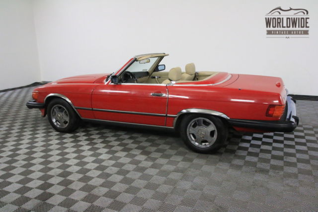 1989 Red Mercedes-Benz SL-Class
