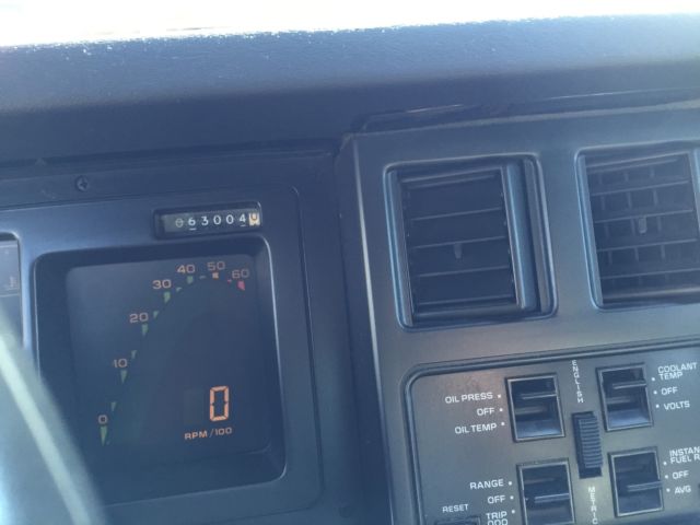 1989 Red Chevrolet Corvette Coupe