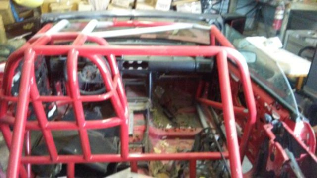 1989 Red Ford Mustang Convertible