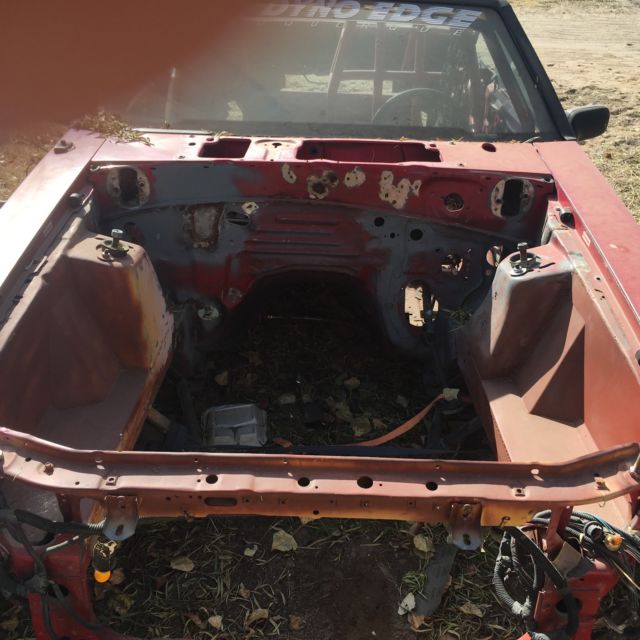 1989 Red Ford Mustang Convertible