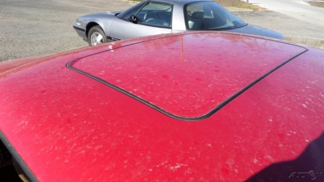 1989 Red Buick Reatta Coupe