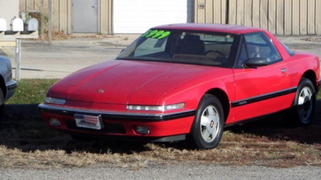 1989 Red Buick Reatta Coupe