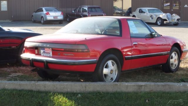 1989 Red Buick Reatta Coupe