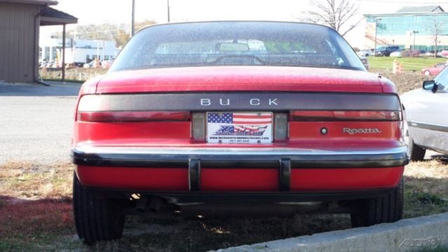 1989 Red Buick Reatta Coupe