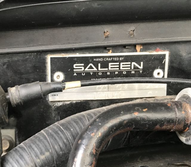 1989 Black Ford Mustang Hatchback