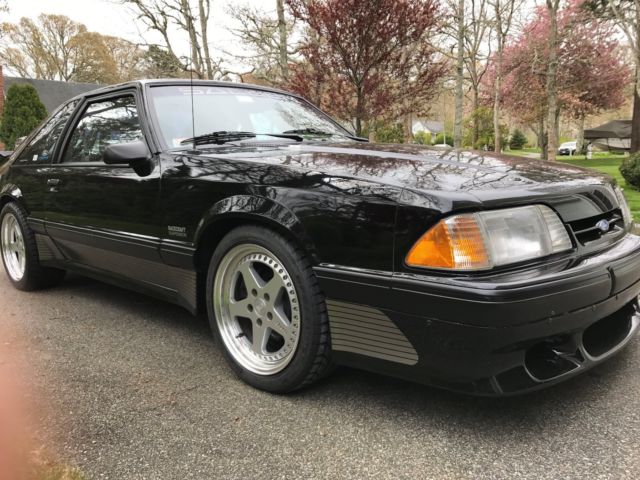 1989 Black Ford Mustang Hatchback