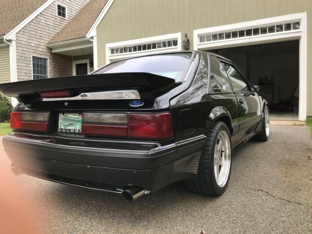 1989 Black Ford Mustang Hatchback