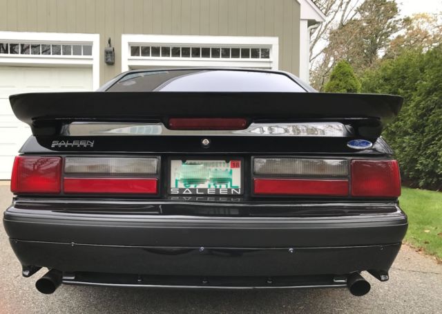 1989 Black Ford Mustang Hatchback