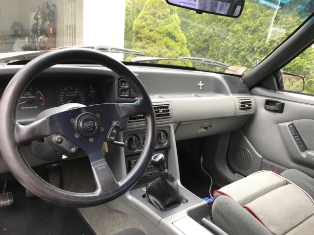 1989 Black Ford Mustang Hatchback
