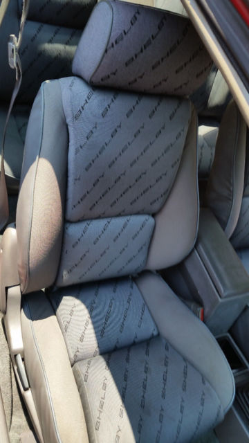 1989 Red Dodge Shadow Coupe