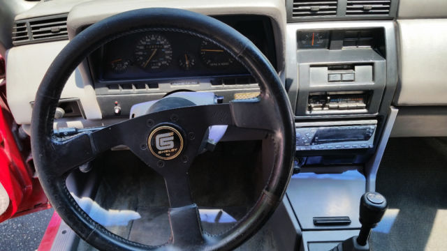 1989 Red Dodge Shadow Coupe