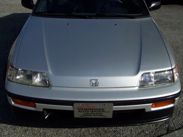 1989 Silver Honda CRX Coupe