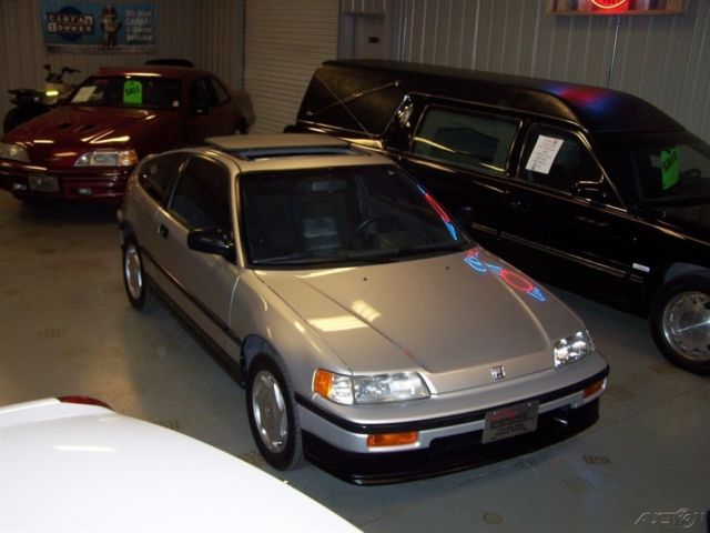 1989 Silver Honda CRX Coupe