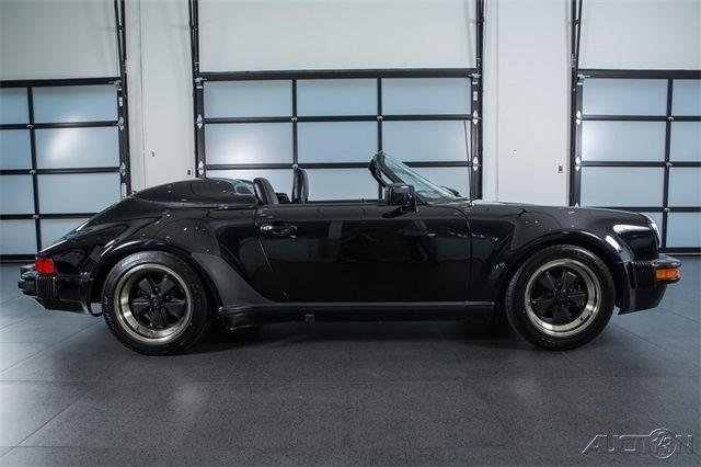 1989 Black Porsche 911 Convertible