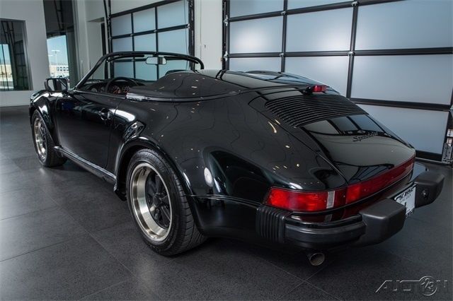 1989 Black Porsche 911 Convertible