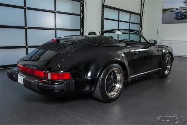 1989 Black Porsche 911 Convertible