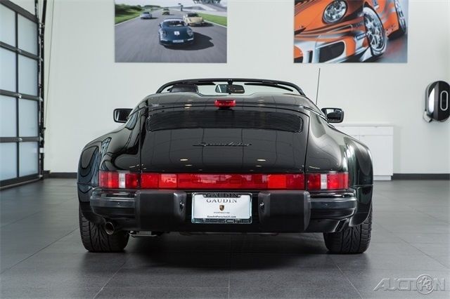 1989 Black Porsche 911 Convertible