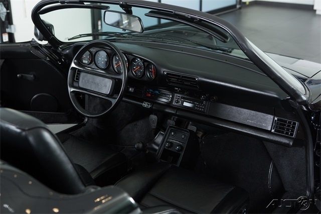 1989 Black Porsche 911 Convertible