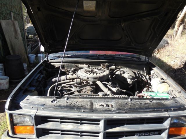 1989 Black Dodge Dakota Convertible