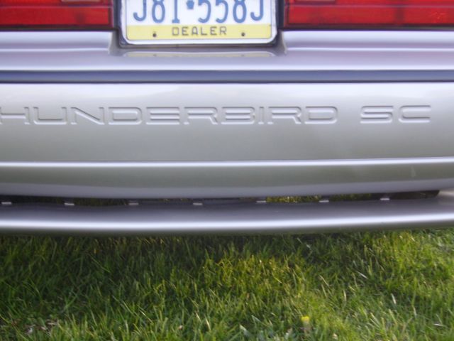 1989 Silver Ford Thunderbird Coupe