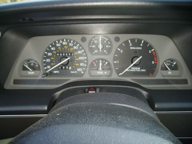 1989 Silver Ford Thunderbird Coupe