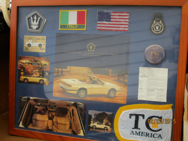 1989 Yellow cream Chrysler Town &- Country Convertible