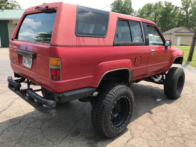 1989 Red Toyota 4Runner SUV