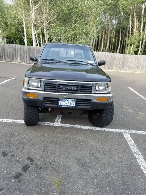 1989 Black Toyota Tacoma Extended Cab Pickup