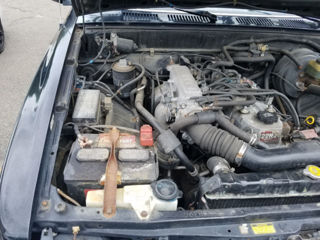 1989 Black Toyota Tacoma Extended Cab Pickup