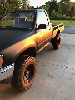 1989 Blue Toyota Pickup Crew Cab Pickup