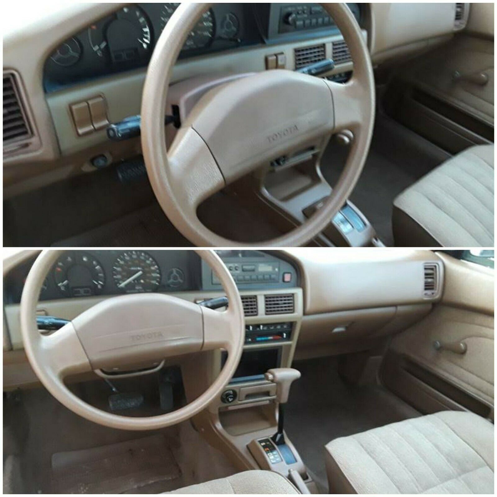 1989 Gold Toyota Corolla Sedan