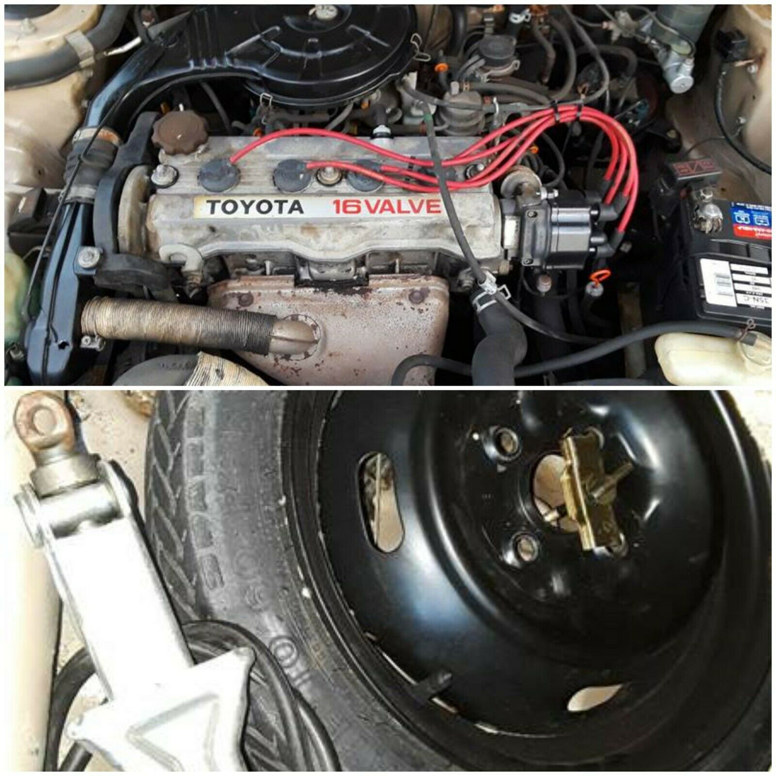 1989 Gold Toyota Corolla Sedan