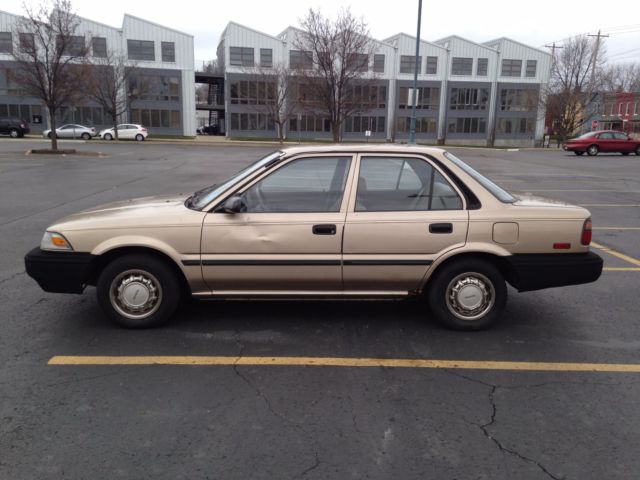 1989 Tan Toyota Corolla Sedan