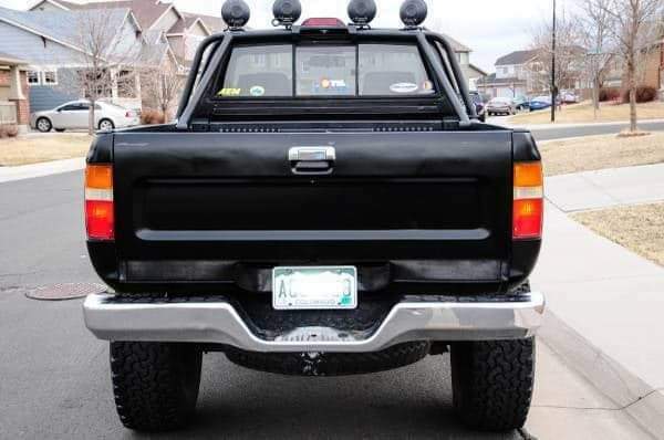 1989 Black Toyota Pickup Standard Cab Pickup