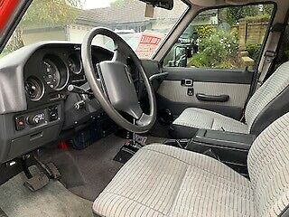 1989 Red Toyota Land Cruiser SUV