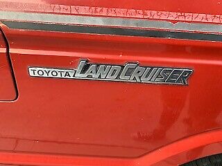 1989 Red Toyota Land Cruiser SUV