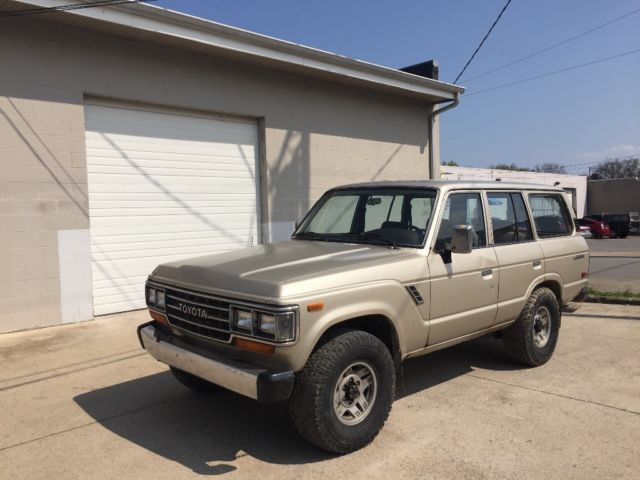 1989 Tan Toyota Land Cruiser SUV