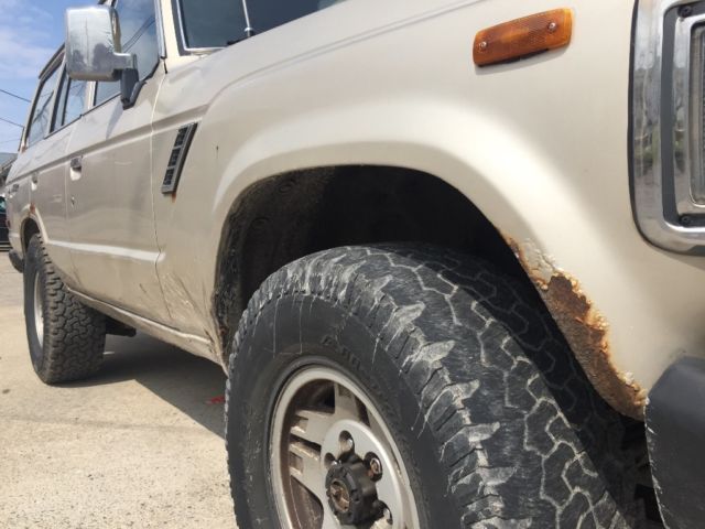 1989 Tan Toyota Land Cruiser SUV