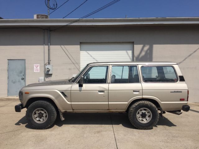 1989 Tan Toyota Land Cruiser SUV