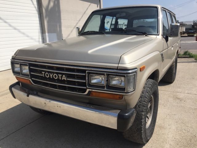 1989 Tan Toyota Land Cruiser SUV