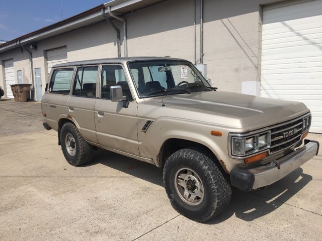 1989 Tan Toyota Land Cruiser SUV