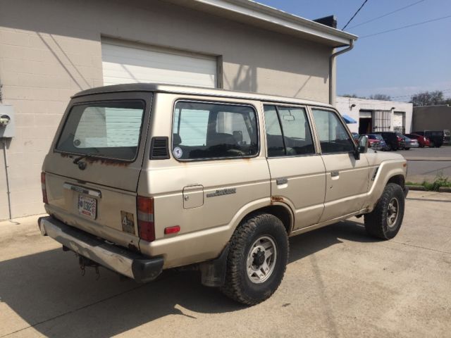 1989 Tan Toyota Land Cruiser SUV