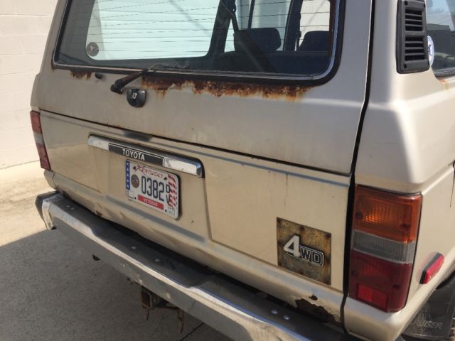 1989 Tan Toyota Land Cruiser SUV