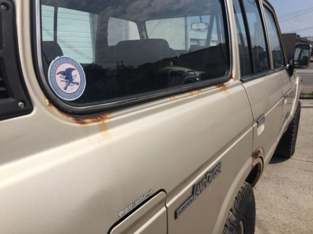 1989 Tan Toyota Land Cruiser SUV