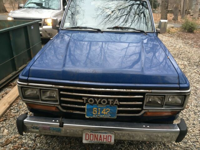 1989 Blue Toyota Land Cruiser Wagon