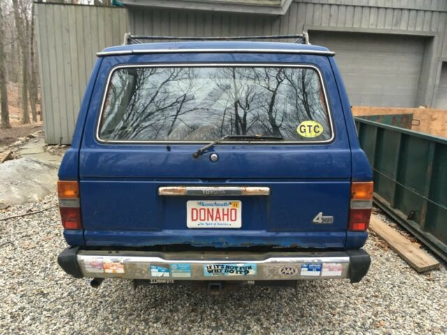 1989 Blue Toyota Land Cruiser Wagon