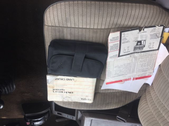 1989 Brown Toyota Land Cruiser 4 door