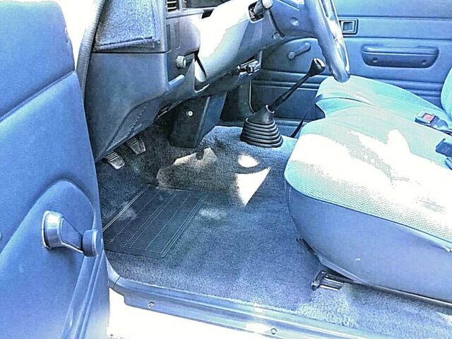 1989 White Toyota Long BED PIckup With tool box Standard Cab Pickup