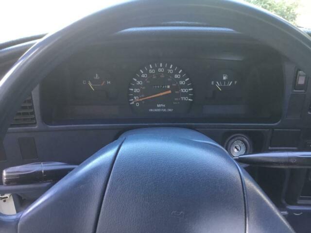 1989 White Toyota Long BED PIckup With tool box Standard Cab Pickup